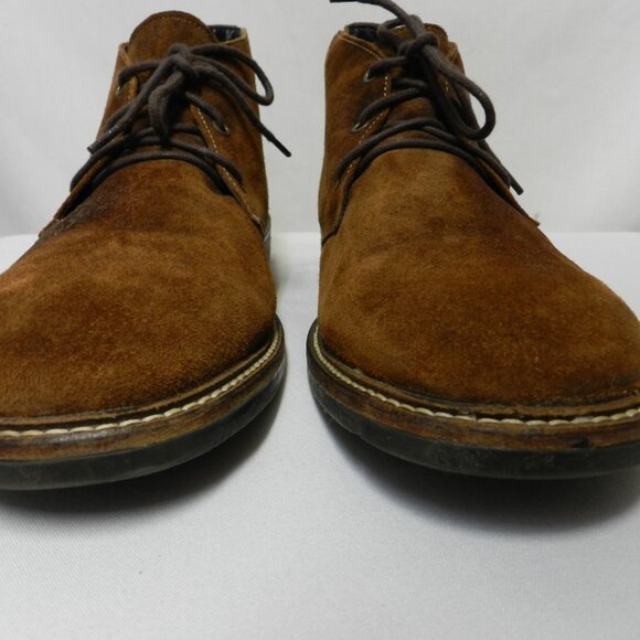 NAOT Pilot Suede ankle lace up Boots Shearling lined Men brown Size Sz 43   10.5 main image 10